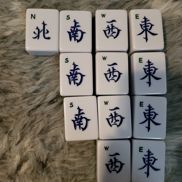 Mahjong tiles set of 112 with Tote "Do you mahjong?" - Picture 6 of 16